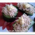 Concombre et thon mayonnaise