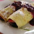 Crêpes: La coulis de petits fruits