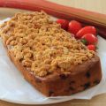 Crumble-cake fraise et rhubarbe