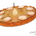 Tarte Bourdaloue, ou tarte amandine aux poires,[...]