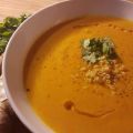 Potage carotte, orange et gingembre