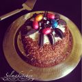 Layer cake chocolat ganache montée chocolat[...]