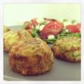 Croquettes de courgettes et feta.