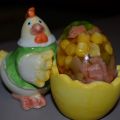 Oeuf de Pâques en aspic de légumes et saumon[...]