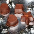 Chocolats au lait et coeur passion