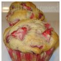 Muffins aux fraises fraîches