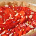 Tarte aux fraises et sa crème d'amandes au[...]