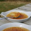 Crème brulée avec une petite touche belge