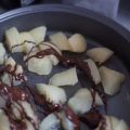 Crumble poires chocolat et noisettes