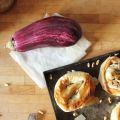 Feuilletés aux aubergines, raisins secs, citron[...]