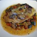 Pintade farcie sous la peau, poêlée de légumes[...]