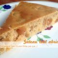 Gâteau tout abricot, sans gluten, sans lait
