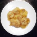 Banane dorée au sésame, miel et citron vert