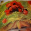 COUSSINS DE SAUMON EN FEUILLES DE CHOU