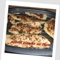 Saint pierre a la plancha au thym