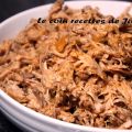 PORC EFFILOCHÉ À LA MIJOTEUSE