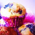 Muffins aux myrtilles, éclats de nougat et[...]