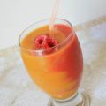 Smoothie marbré pêche grillée & framboises {5[...]
