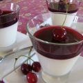 Panna cotta à la gelée de cerises