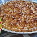 Tarte crumble coco, pommes bananes (Vegan)