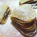 Mini gâteau de crêpe au nutella