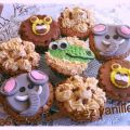 Cupcakes animaux de la jungle !!!