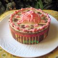 Gâteau mousse à la framboise et mousse bavarois[...]