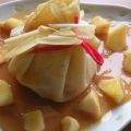 Crêpe aux pommes caramélisées et au caramel,[...]