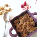 Crumble aux framboises