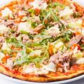 Pizza au thon, chèvre et asperges facile