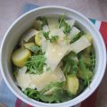 Salade de pommes de terre, roquette et parmesan