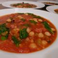 Soupe au chorizo et pois chiches