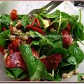 Salade de pousses d'épinard au chorizo et pois[...]