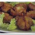 Beignets de courgettes et piments farçis au thon