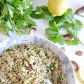 Salade de quinoa aux herbes et aux amandes
