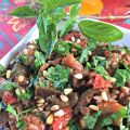La salade d'aubergines à la tomate, coriandre[...]