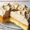 Gâteau au mousse de sucre caramélisé