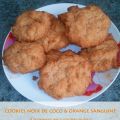 Cookies noix de coco / orange sanguine
