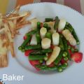 Salade de fraises et asperges