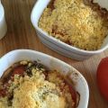 Crumble de tomates.