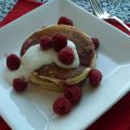 Pancakes à la ricotta, aux framboises et à la[...]