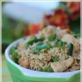Casserole de riz au poulet à la moutarde,[...]