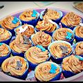 Cupcake vanille avec sa ganache au chocolat
