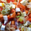 Salade de pâtes aux légumes d'automne