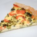 Quiche brocolis saumon fumé