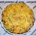 Gratin de pommes de terre et courgettes,[...]