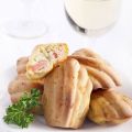 Madeleines au saumon fumé