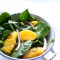 Salade d'épinards à l'orange