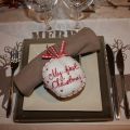 Une table pour le premier Noël d'un enfant...