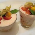 Mousse de fraises au sirop d'agave, fraises et[...]